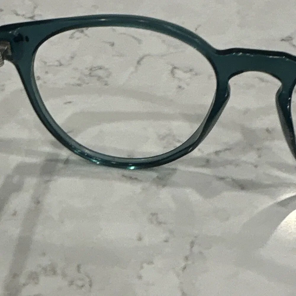 Warby Parker Akeley Green Full Rim Plastic Eyeglass Frames 53-19-145 W-728